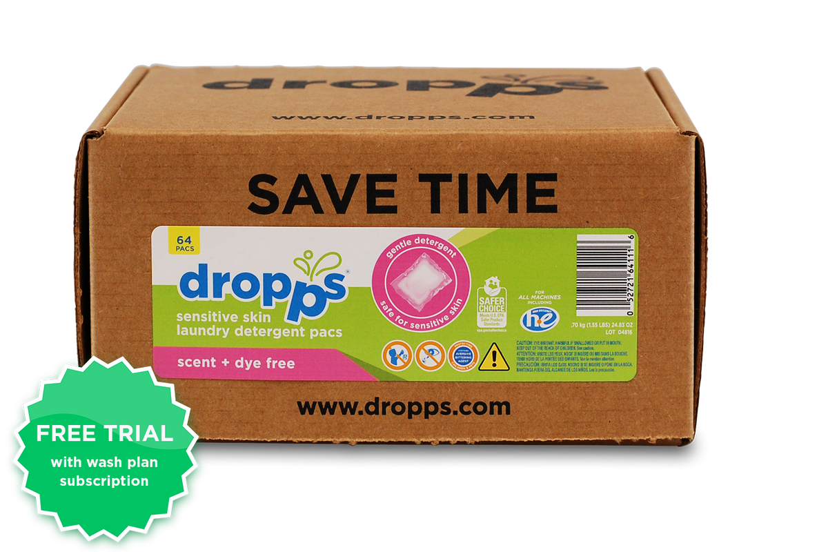 Sensitive Skin & Baby Laundry Detergent Pods, Unscented – Dropps